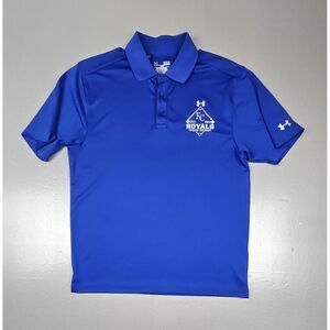 Under Armour Kansas City Royals Polo‎ Shirt Mens Med. Golf Spring Training Top.